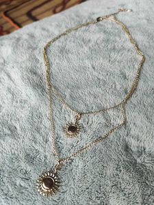 Gold Layered Sun Necklace