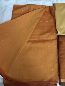 Brown Banarasi Dress Material