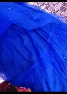 Elegant Blue Party Dress