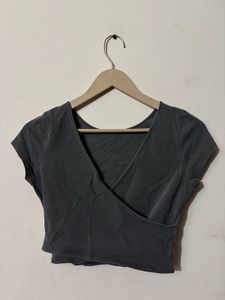 Women's V-Neck Crop Top