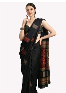 Elegant Black Saree