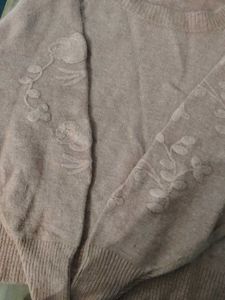 Floral Embroidered Sweater