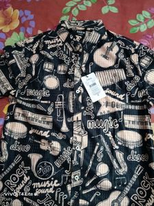 Shein india Brand New Shirt For men Black