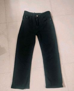 black wide leg jeans