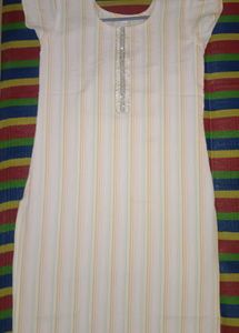 Striped Kurta ,lines  pattern kurt