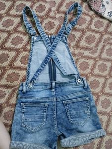 Denim Overall Shorts dungree