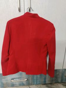 Red formal blazer