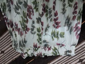 Floral Print Ethnic Skirt
