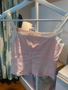 Pink Girly Crop Top UNUSED