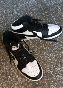 Nike panda high tops