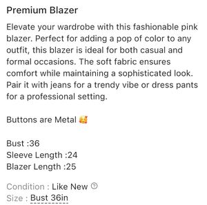 Wholesale Rate Blazers