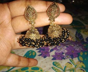 Black Colour Earrings So Gorgeous Fancy