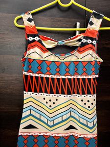 Print Mini Bodycon Dress