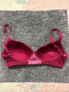 Burgundy Comfort Bra