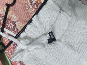 White Sundress with Eyelet Details