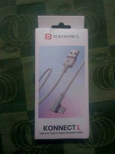 Portronics Konnect L USB-A to Type-C Cable