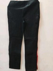Striped Button Detail Pants