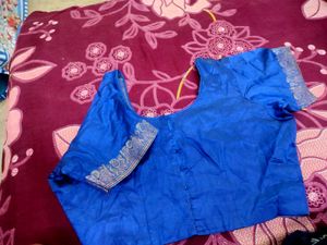 Silk Saare Royal Blue colour