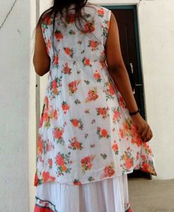 Floral Print Kurta