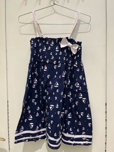 Navy Blue Casual Top