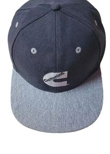 Cummins dodge gray flat bill Hat ball cap grey CUM