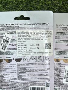 L’Oreal Paris Instant Glowing Serum Mask Pack Of 2