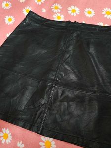 Leather Mini Skirt