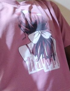 Cute Pink Graphic T-Shirt