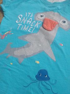 Snack Time Shark Tee