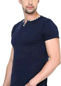 Navy Henley T-Shirt