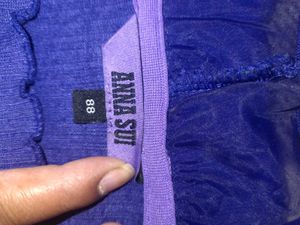 Cute Purple Long Sleeve Top