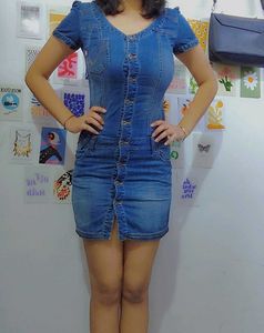ONLY Denim Bodycon Dress
