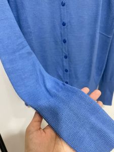 Zara Blue Cardigan - Size M