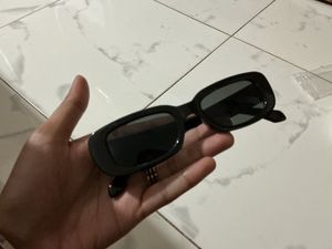 Black Rectangle Sunglasses