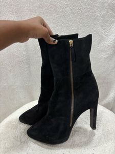 Black Suede Boots