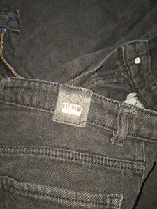 Black Straight Leg Jeans