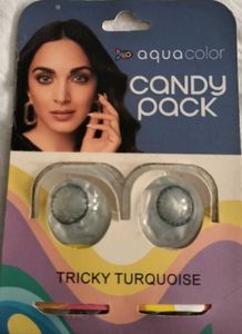 Aqua Color Tricky Turquoise Contact Lenses
