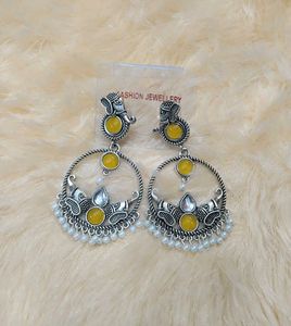 Elephant Charm Drop Earrings