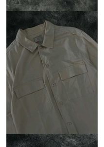 SPAO Beige Button-Up Shirt✅✅