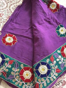 Heavy Embroidered Gotta Patti Saree