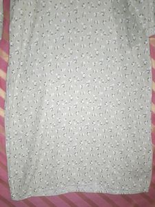 Printed Cotton Pastle Green Kurta (Woman)