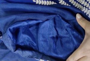 Navy Blue Embroided Gown 💙