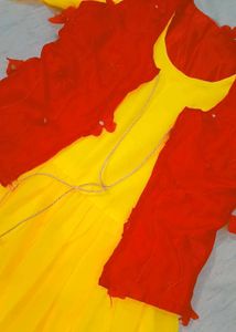 Butterfly Frock With Koti