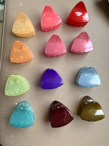 Triangle Hair Clips Transparent