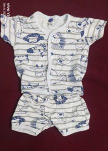 Cute Animal Print Baby Outfit