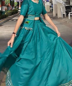 Green Lehenga Choli Set