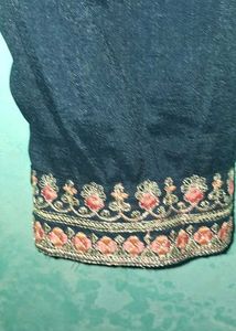 Elegant Green Embroidered Kurta