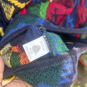 Vintage Coogi x Aklanda 3D Knit Wool Cardigan