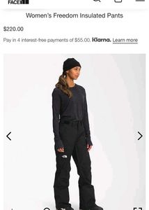 Authentic The North Face &#39;Freedom&#39; Pants