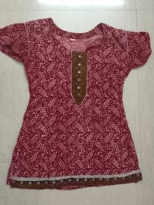 Printed short Kurta